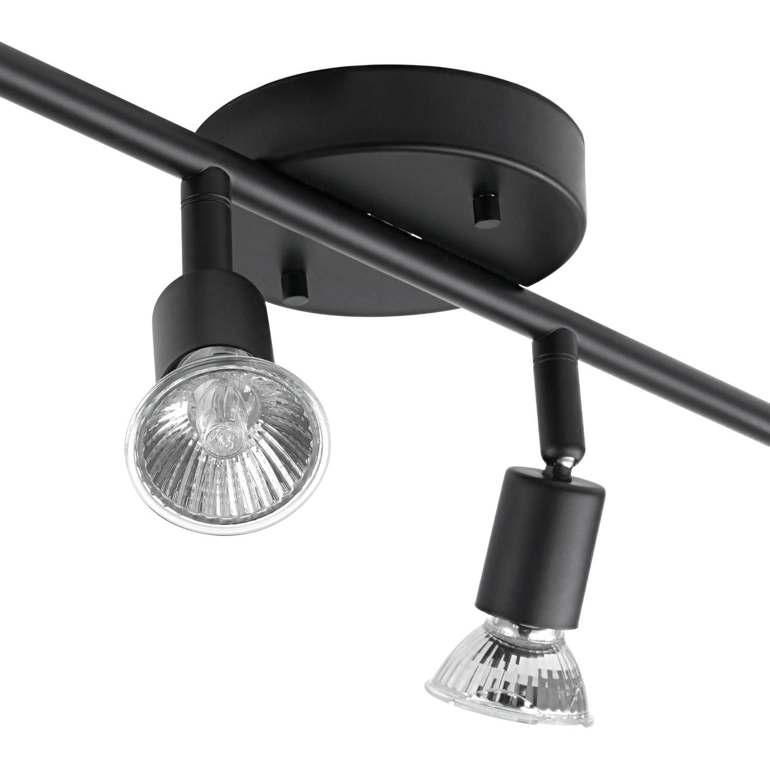Globe Electric Payton 4-Light Matte Black Track Lighting