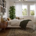 thumbnail image 3 of Aria Twin XL Solid Wood Modern Low Profile Platform Bed in White, 3 of 14