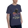 thumbnail image 2 of Hello Darkness Funny Solar Eclipse 2024 April 8 Fashion Men'S Basic Short Sleeve T-Shirt Navy Blue Xx-Large, 2 of 5