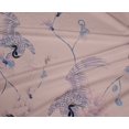 thumbnail image 4 of oneOone Polyester Spandex Peach Fabric Floral & Peacock Sewing Craft Projects Fabric Prints By Yard 56 Inch Wide, 4 of 4