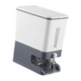 thumbnail image 1 of Rice Dispenser Multifunctional Storage Container Cereal Dispenser Rice Dispenser Bucket 10KG Airtight Rice for Rice Gray, 1 of 9