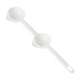 thumbnail image 1 of Oleegame 2PC Stainless Steel Cutlery Set PP Plastic Oil Separator Soup Spoon Food Fat Separator Oil Spoon Grease Filter Separator Pot Oil Filter Spoon Home Kitchen And Cooking Soup Colander White, 1 of 2