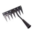 thumbnail image 4 of koolsoo Garden Hoe Sharp Sturdy Weeding Tool for Planting Farm Loosening Cultivating 7 teeth, 4 of 9