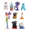 thumbnail image 1 of 12pcs Set 0.5cm-8cm Puppy Dog Pals Bingo Rolly Bob Dog And Friends Pug Puppies Pvc Figure Collectible Model Toy, 1 of 4