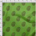 thumbnail image 4 of oneOone Georgette Viscose Tissu Vert à Blocs Matière de Robe Tissu Imprimé Tissu au Mètre 42 Pouces Wide-LQ, 4 of 5