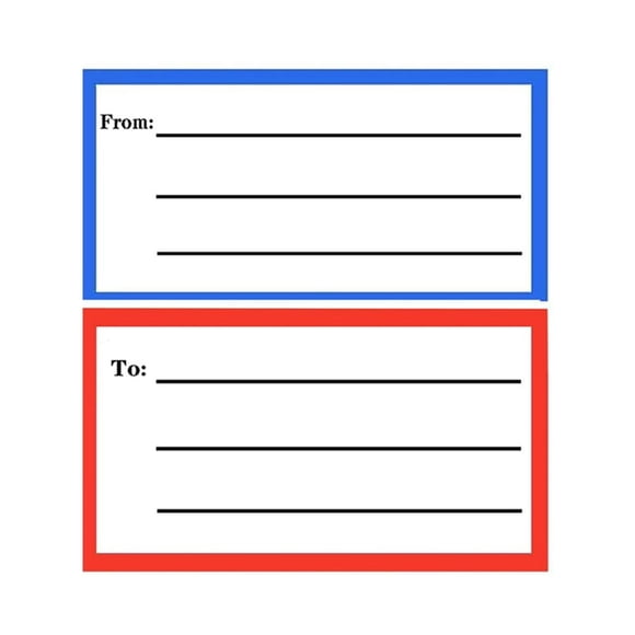 HLONK 50/100/240 Sheets from/to Address Mailing Labels Mailing Labels Stickers Return Postage Address Labels for Package Home