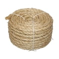 thumbnail image 1 of DOLITY Sisal Rope Cat Scratcher Post DIY Claw Control Toy 3 Strands Jute Twine Rope 8mmx50m, 1 of 9