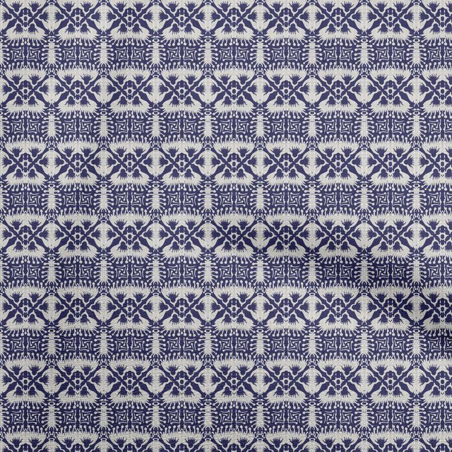 oneOone Polyester Spandex Dark Blue Fabric Texture Fabric For Sewing Printed Craft Fabric By The Yard 56 Inch Wide