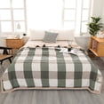 thumbnail image 2 of Cooling Blanket Summer Cooler Quilt Tartan Tear Resistant 59x79IN Queen Size Blankets for Bed Super Cozy And Comfy Cooling Throw Blanket for Couch Transfer Heat to Keep Body Cool Night Sweats, 2 of 5