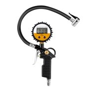 Digital Tire Inflator with Pressure Gauge, High-Accuracy LCD Display Tire Meter for Car, Truck, SUV, Motorcycle, 3-200 PSI, Four Units, Inflate & Deflate Tool for Tire Maintenance