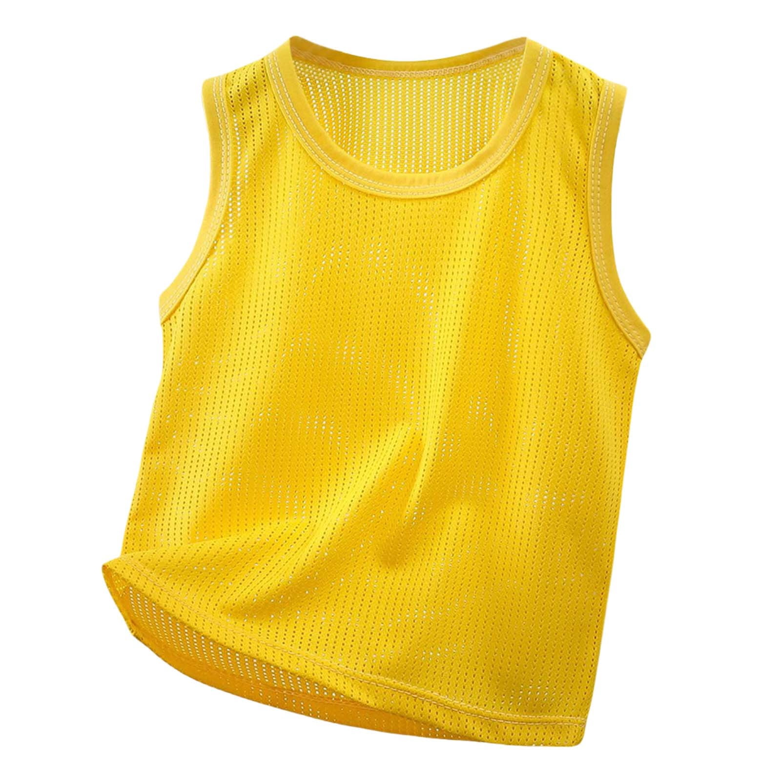 Hiiyo Boys Athletic Quick Drying Tank Top Breathable Summer Sleeveless Tops