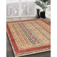 thumbnail image 2 of Ahgly Company Indoor Rectangle Abstract Brown Oriental Area Rugs, 2' x 4', 2 of 6