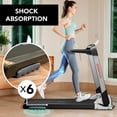 thumbnail image 4 of OVICX Quiet Portable Folding Flex Treadmill w/ Bluetooth & Fitness Tracking App, 4 of 11