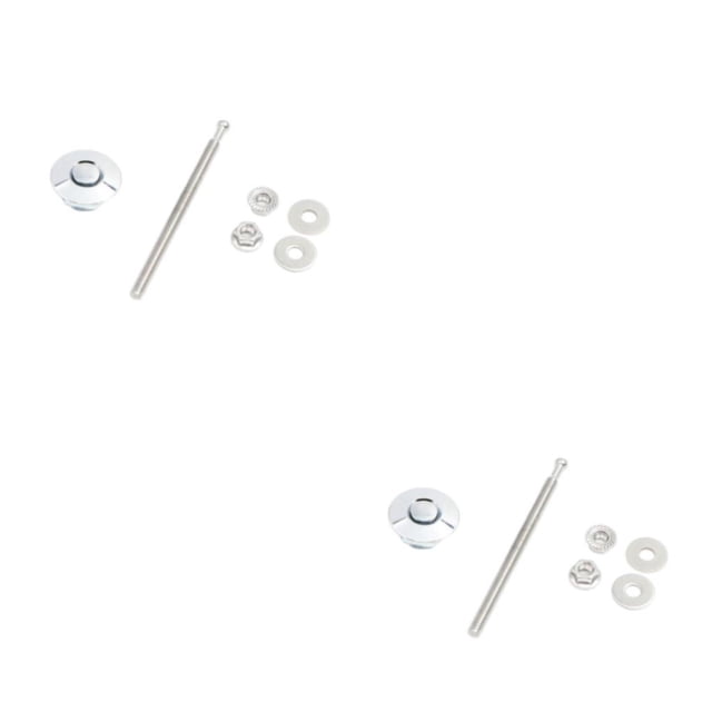 Transemion Car Modification Lightweight And Stylish Hood Lock Multiple Options Available Electroplated silver DP17-32 2Set