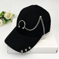 thumbnail image 4 of maskred Stylish Hat For Men Casual Comfort And Sun Protection Easy To Wear Outdoor Activities Baseball Cap Black Adjustable 1Set, 4 of 6