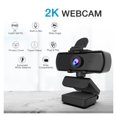 thumbnail image 2 of 1440p Full HD PC Webcam with Microphone, for USB Desktop & Laptop,Live Streaming Webcam ,Easy to Install, 2 of 5
