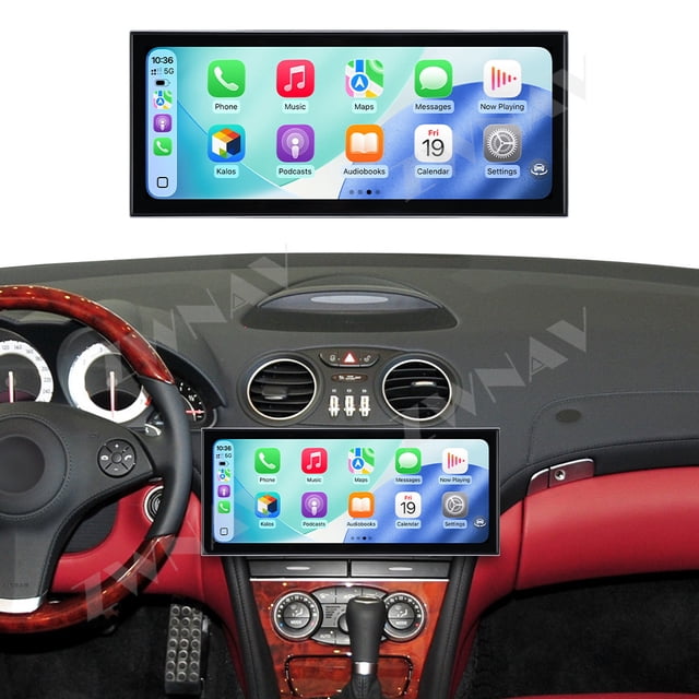 ZWNAV 15.8 inch Android 15 Car Radio For Mercedes-Benz SL 2003-2010 HD Multimedia Video Player Navigation GPS DVD 4G DSP Stereo Bluetooth