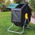 thumbnail image 4 of Miracle-Gro DFSC70 18.5 Gal Tumbling Garden Waste Soil Composter w/Hand Tool Kit, 4 of 5