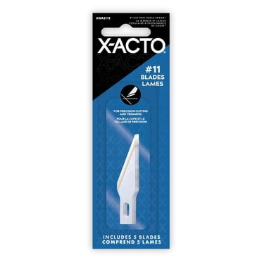 Lames de couteau classiques à pointe fine X-ACTO, # 11, 5 lames