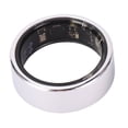 thumbnail image 1 of Ring Smart Ring Health Tracker  Connection IP68 Water Proof Sleep Fitness Ring with  Control Step Counting for Women Men Silver, 1 of 7