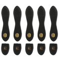 thumbnail image 2 of jifeng 5 Sets Black Leather Buckle Purse Hasp Notebook Buttons for DIY Purse Making, 2 of 9