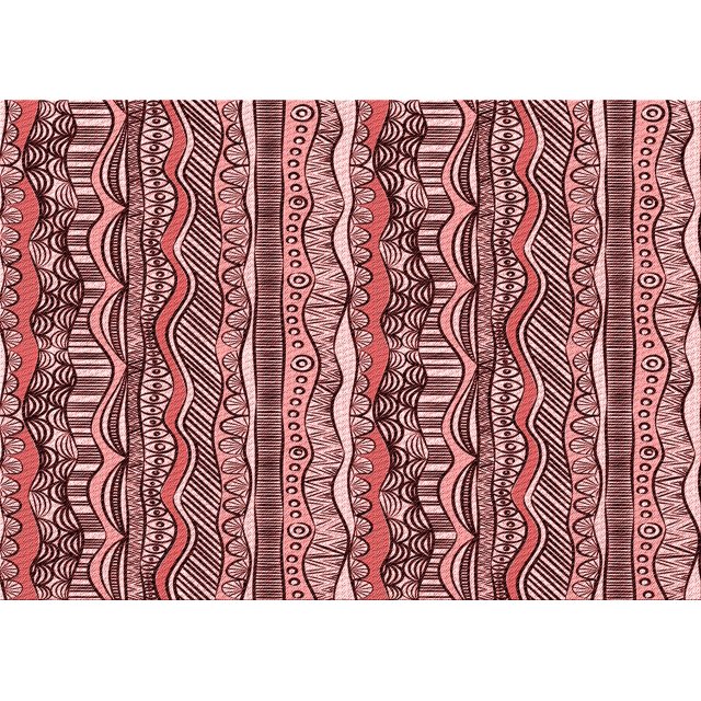 Ahgly Tapis Rectangulaire Lavable en Machine Intérieur Transitionnel Rose Pastel, 4 Pieds x 6 Pieds