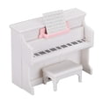 thumbnail image 2 of Ornement de Simulation de Modèle d'Instrument de Mini Piano pour Maison de Jeu d'Enfants pour Garçons et Filles, Cadeaux de Fête et d'Anniversaire avec Partitions et Chaises, 2 of 6