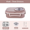 thumbnail image 1 of Bento Lunch Box,Lunch Box Containers for Kids with Compartments,Meal Prep Containers,Stainless Steel Lunch Box Sealed Lunch Box with Soup Bowl Student Tableware Compartment Insulation Lunch Box, 1 of 1