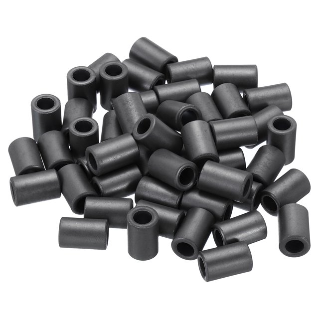 Unique Bargains Ferrite Toroid Core, Toroid Core 0.4' ODx0.2' IDx0.6' H, Black 50 Pack