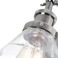 thumbnail image 4 of CWI Lighting Collection Eustis Applique Murale 1 Lumière Fini Nickel Poli, 4 of 6