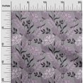 thumbnail image 2 of oneOone Tissu Jersey Viscose Lavande Floral Rétro Tissu pour Robe Tissu Imprimé au Mètre 60 Pouces de Large, 2 of 5