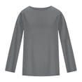 thumbnail image 4 of BLCHUNen Chandails à Manches Longues pour Femmes Décontractés Légers à Col Ras du Cou, Chandail Confortable de Détente, sous-Chandails, Pyjamas d'Automne, 4 of 5