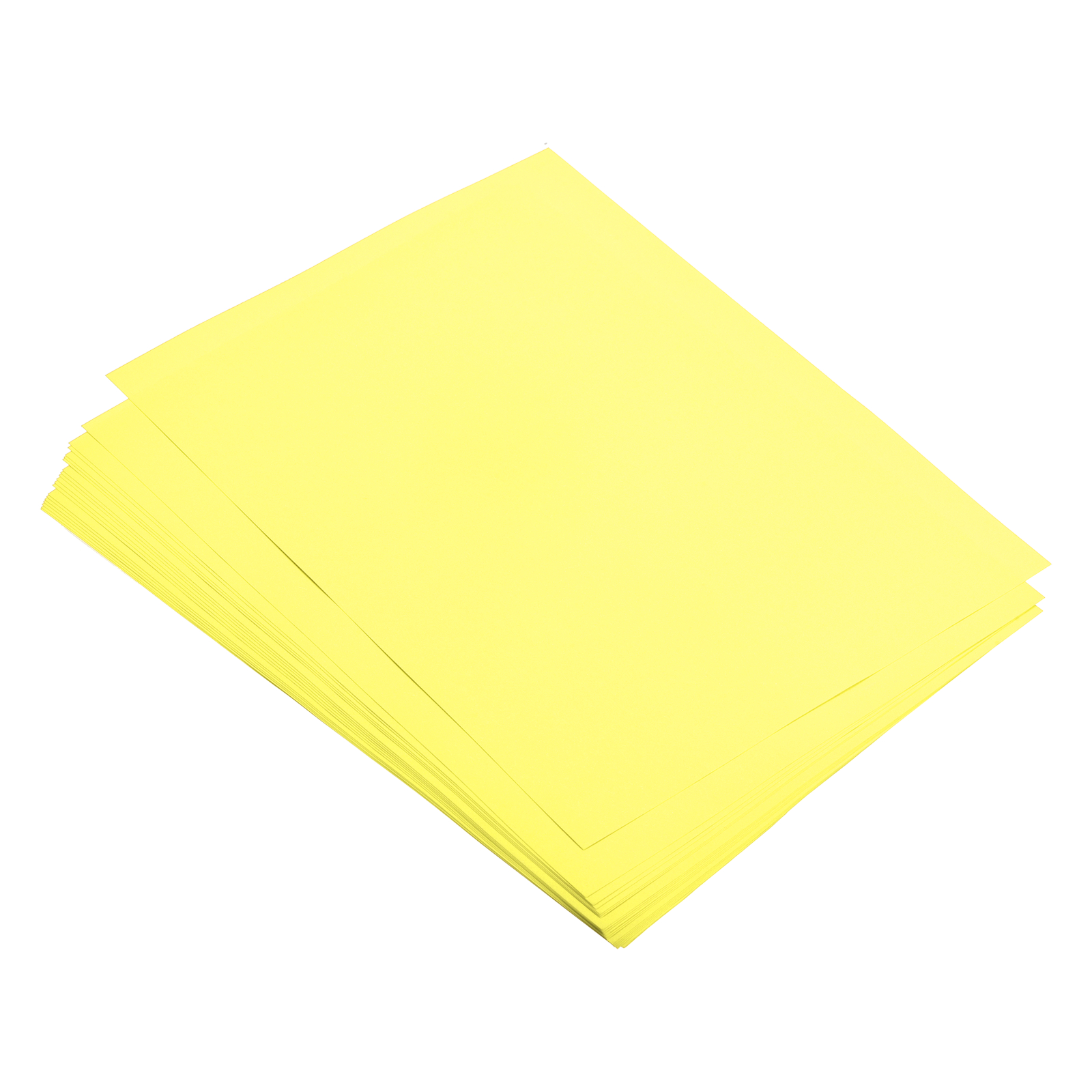 Uxcell 100 Sheets Colored Copy Paper 11.8x7.9 Inch A4 Printer Paper 80gsm Fluorescence Yellow for Office Printing, Document Copying, Invitations, Forms, Art Projects