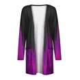 thumbnail image 5 of Pompotops Blouse Décontractée à Manches Longues Imprimée pour Femme avec Poche Cardigan Manteau Liquidation, 5 of 5