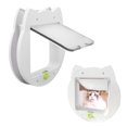thumbnail image 1 of Cat Door, 2 Way Lockable Cat Flap Door For Interior Exterior Door Noiseless Weatherproof Pet Doors For Cats Kittens Doggies For Window Wall, Fast Installation, 1 of 8