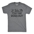 thumbnail image 1 of Mens It Was Me I Let The Dogs Out T Shirt Funny Song Lyrics Who Let The Dogs Out Tee (Dark Heather Grey) - M, 1 of 3
