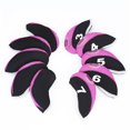 thumbnail image 5 of Bangcool 10PCS Golf Club Head Covers Color Patchwork Wedge Head Covers Golf Iron Covers with Number Design, 5 of 5