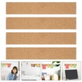 thumbnail image 3 of FRCOLOR cork board strips Light Brown Cork Bulletin Board Strips for Office Use Simple Design Durable and Practical 4Pcs,11.81"X1.97"X0.47", 3 of 4