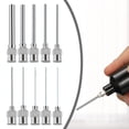 thumbnail image 3 of BTOER 1 Pce Aiguille de Machine Distributrice 25 mm Aiguille de Machine Distributrice en Acier Inoxydable Aiguille d'Injection de Colle Industrielle 8 g-30 g Fluides, 3 of 8