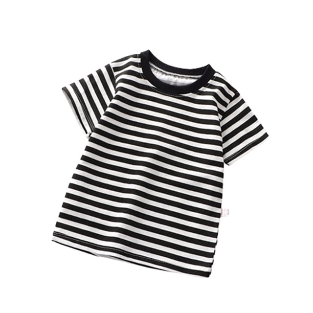 Japceit Chemises pour Filles et Garçons T-Shirt Graphique à Manches Courtes Col Rond Crop Top T-Shirt