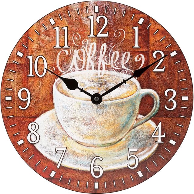 Modern Simple Wall Silent Clock Vintage Mid-Century Style Design for Living Room Bedroom Decor
