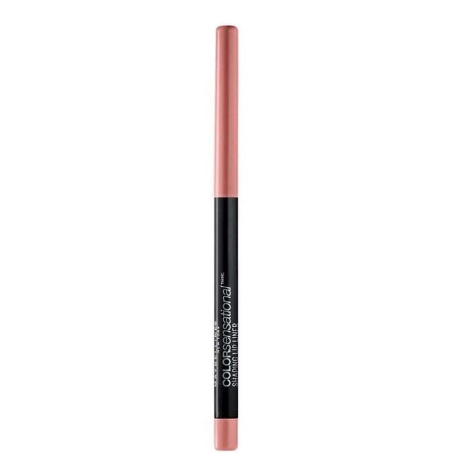 Maybelline New York Color Sensational® Crayon Contour des Lèvres Sculptant, un Crayon Mince avec un Corps Noir et des Bonnets Roses, Conçu pour une Définition Précise des Lèvres et un Port Longue Tenue, Convient pour Créer des Contour des Lèvres Audacieux dans la Catégorie des Crayons Contour des Lèvres Beauté et Maquillage.