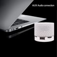thumbnail image 4 of Meitianfacai Mini Bluetooth Stereo Portable Plug In Subwoofer Sound Illuminate Wireless Speaker Gift, White, 4 of 6