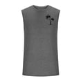 thumbnail image 4 of DPTALR Men Casual Pullover Round Neck Sports Tank Sleeveless Tops, 4 of 5