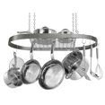 thumbnail image 2 of Range Kleen CW6016 Hammered Grey Enameled Oval Hanging Pot Rack, 2 of 4