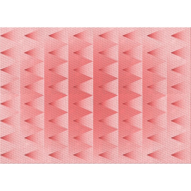 Ahgly Tapis Rectangulaire Lavable en Machine Intérieur Transitionnel Rose Flamant, 2 Pieds x 4 Pieds