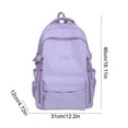 thumbnail image 3 of C Large Capacity Backpack Middle School And College Student'S Bag For Women Simples And Versatile Campus Style Backpack For Women, 3 of 6