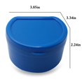 thumbnail image 3 of Boîte à Dentier Créative, Étui de Bain pour Dentier avec Panier et Support en Filet, 3 of 10