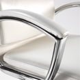 thumbnail image 3 of Chaise de Direction en Cuir à Dossier Haut Echo, Blanche, 3 of 8