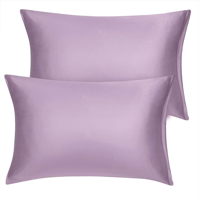 Unique Bargains Satin Pillowcase Zippered Silky Sateen
